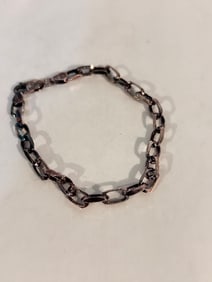 Vintage Sterling Silver Italy Bracelet Sz 7