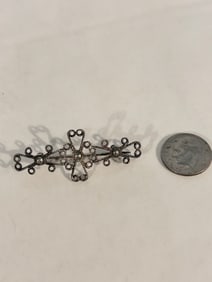 Vintage Sterling Silver 830 Brooch