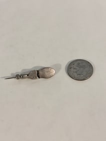 Vintage Sterling Silver pin shoe Brooch