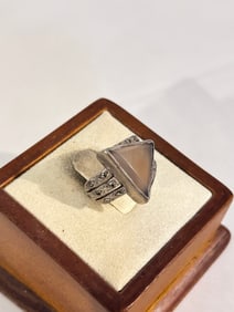 Vintage Sterling Silver Germany Ring sz 7