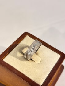 Vintage Sterling Silver band Ring sz 7