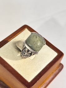 Vintage Sterling Silver South western Ring sz 8