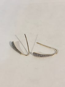 Vintage Sterling Silver marcasite Earrings