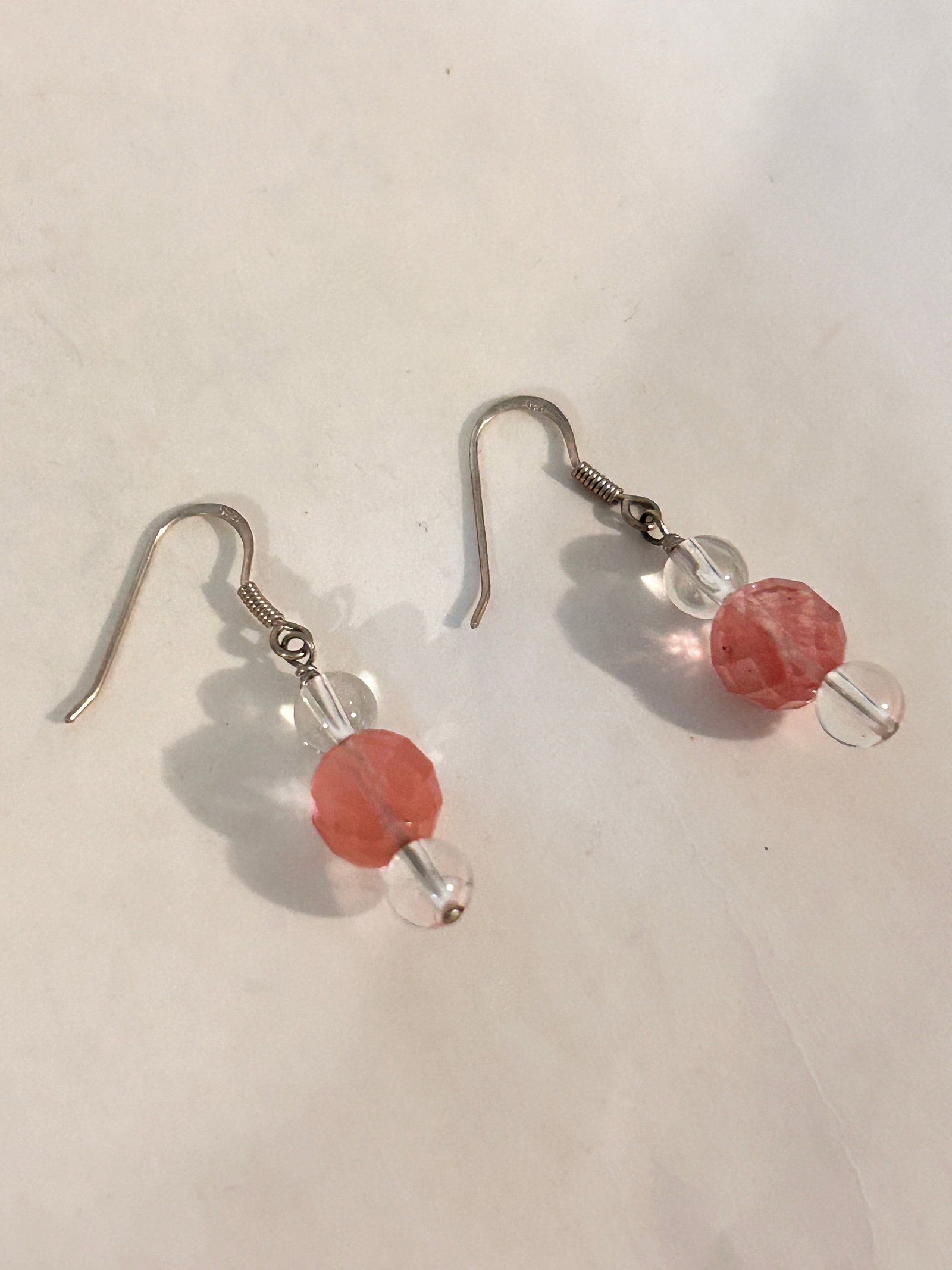 Vintage Sterling Silver Swarovski Crystal Earrings: Vintage Sterling Silver Swarovski Crystal Earrings Please view all photos as they are part of the description and condition of this Item, Feel free to contact me with questions or picture requests! Us