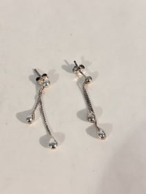Vintage Sterling Silver dangle Earrings