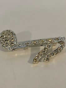 Vintage music note Brooch