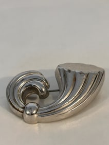 Vintage Monet Silver Tone Brooch
