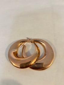 Vintage Bronze milor large Earrings