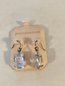 Vintage Juicy Couture rhineston Earrings