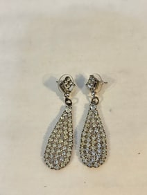 Vintage Elegant Rhinestone Earrings