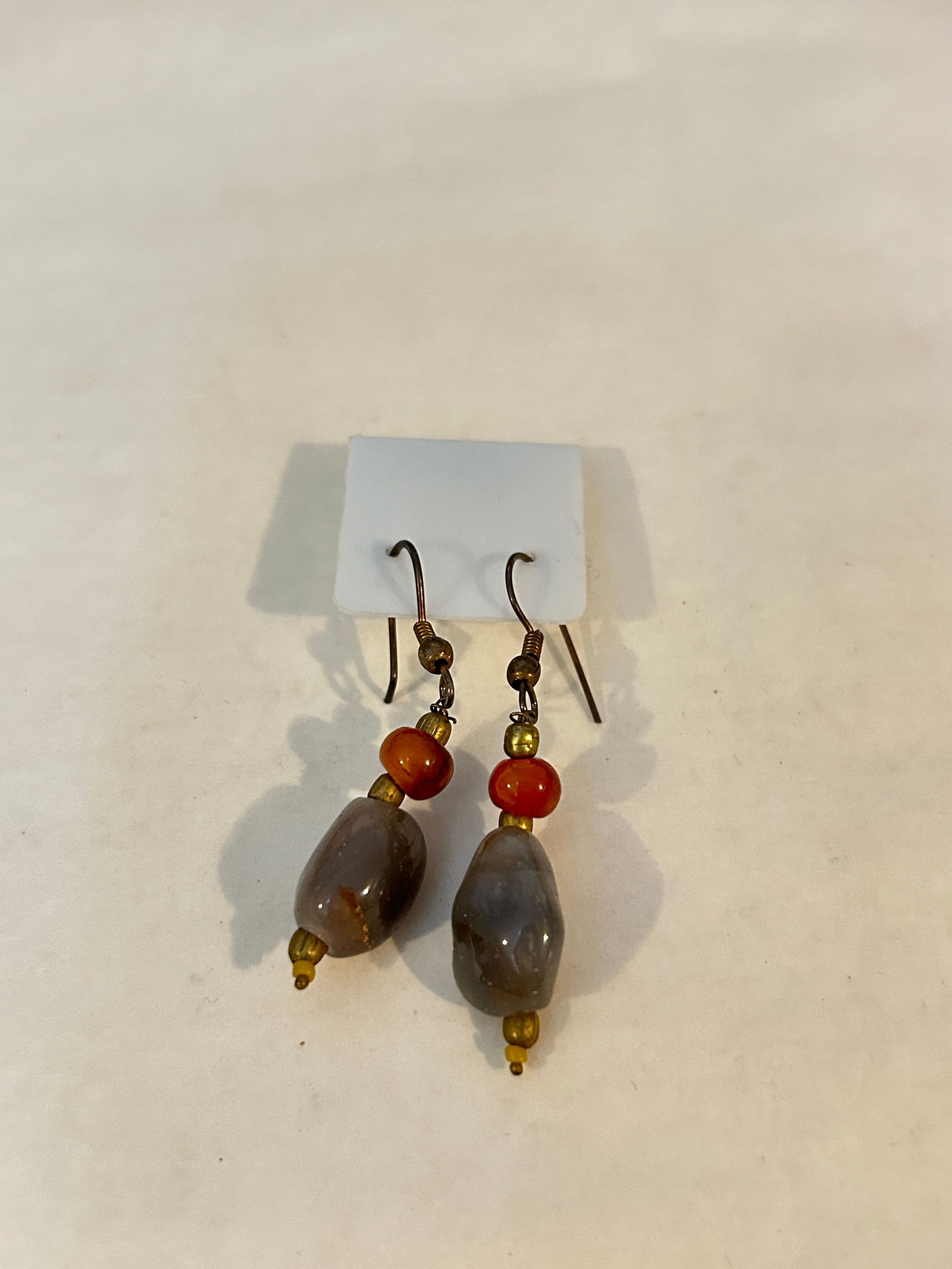 Vintage gem stone Earrings (1 of 3)