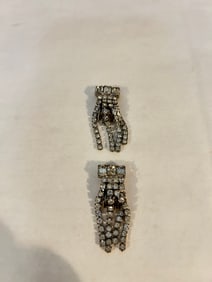 Vintage Elegant Rhinestone Earrings