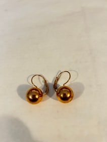 Vintage Bronze Milor post Earrings