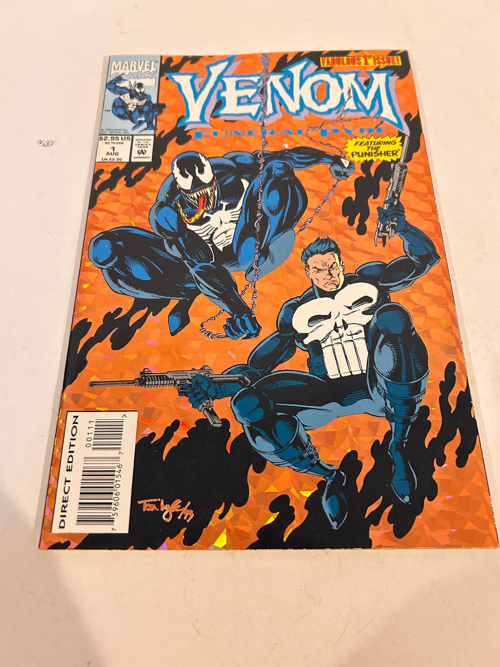 Vintage Comic Book Venom # 1 foil (1 of 2)