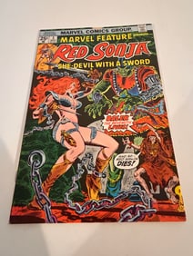 Vintage Comic Book Marvel Feature # 3 Red Sonja