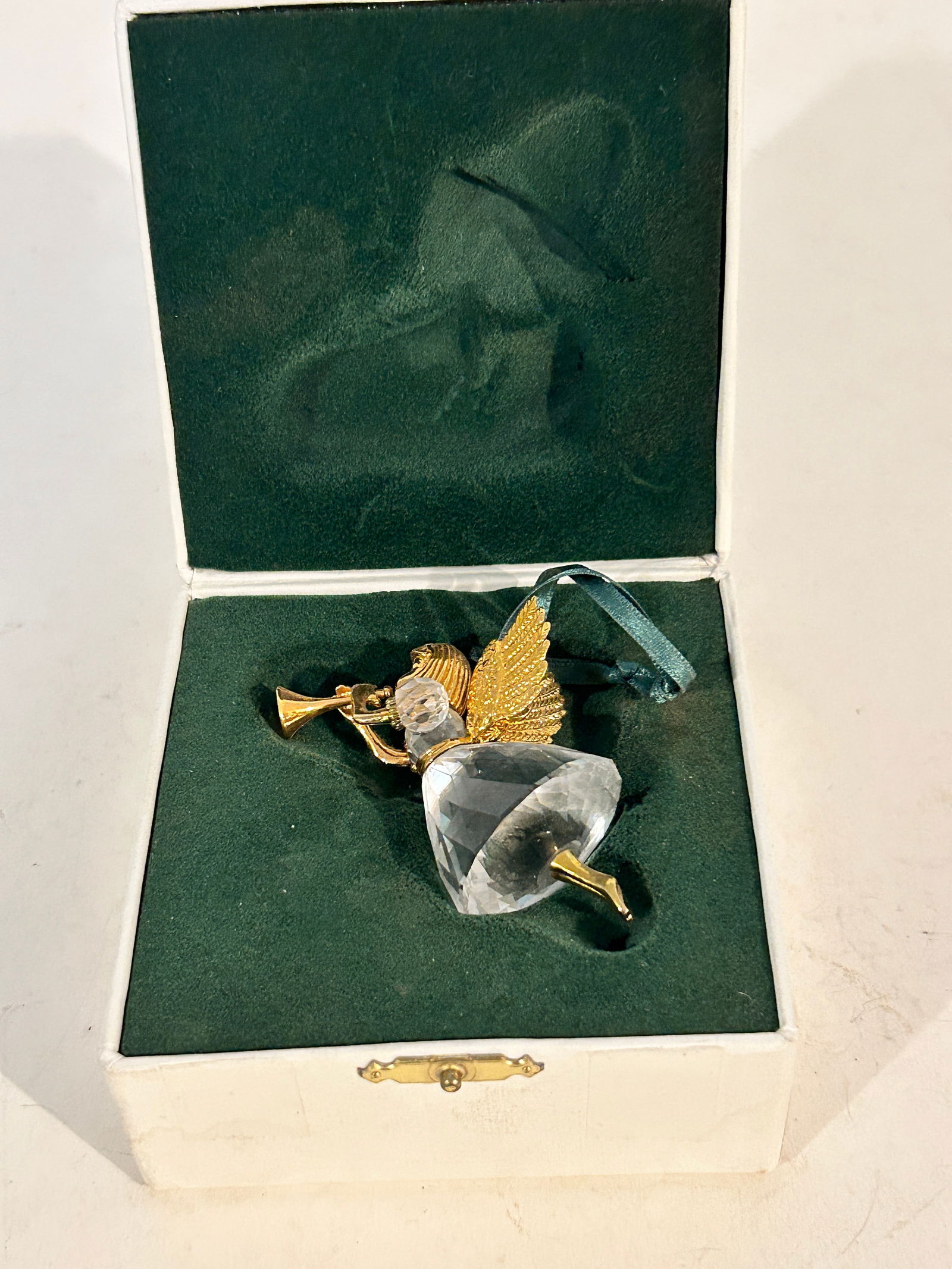 Swarovski Christmas Memories 1999 Angel Flute Crystal Ornament (1 of 5)
