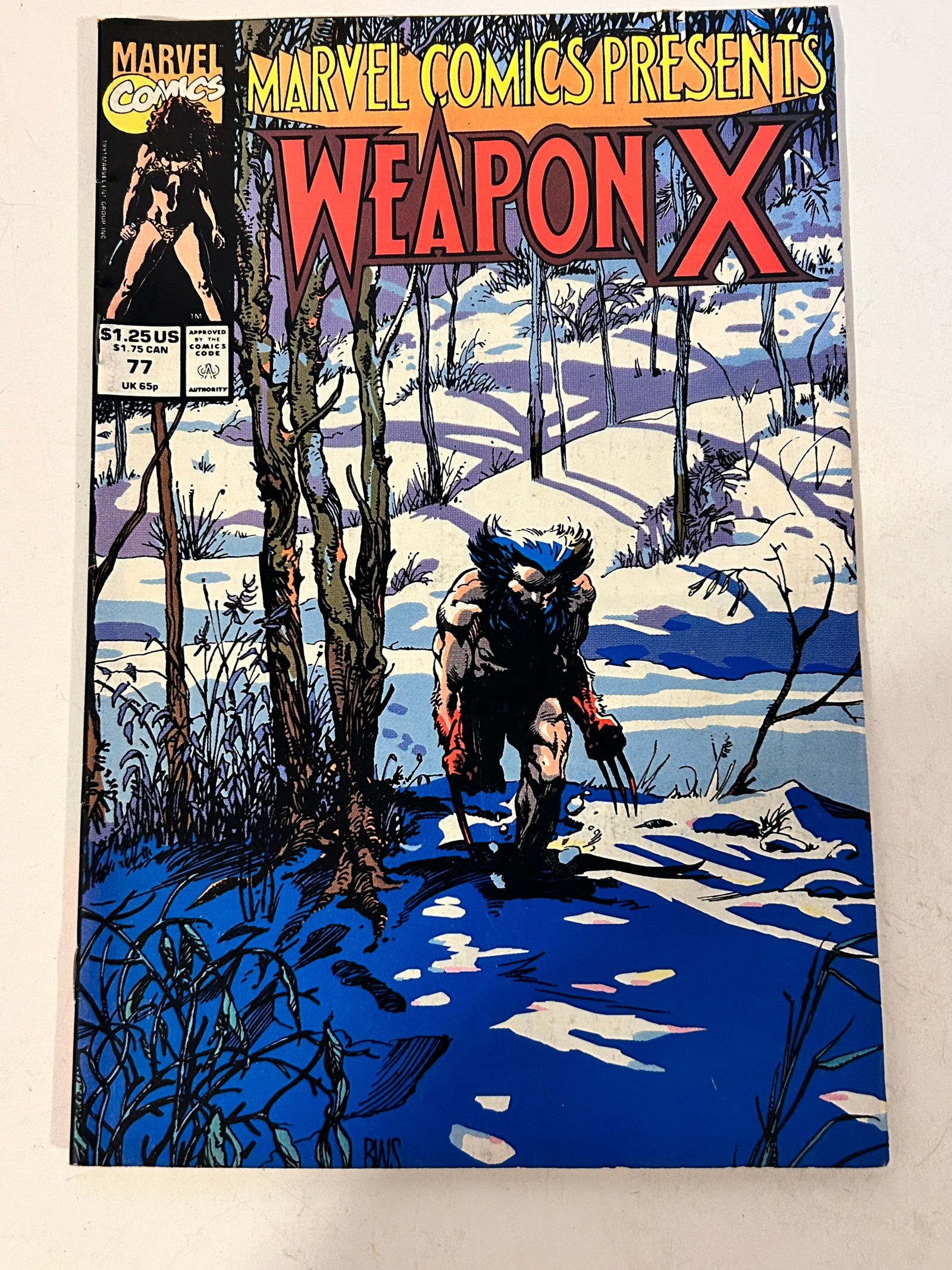 Vintage comic book Marvel Comics Presents # 77 (1 of 2)