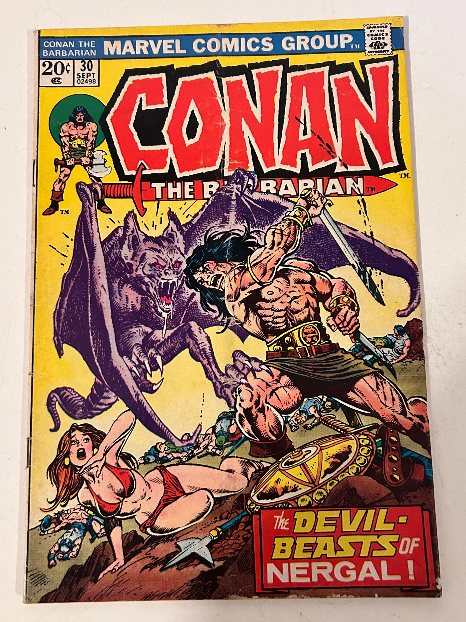 Vintage comic book Conan # 30 (1 of 2)