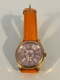 Vintage Bronzo New orange quartz working Watch