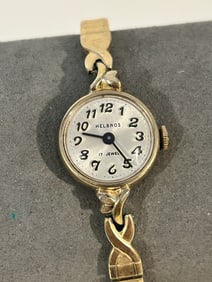 Vintage helbros 17 jewel mech working Watch