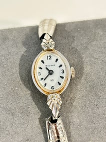 Vintage Boluva 23 mech 10K rolled Gold Watch X39874