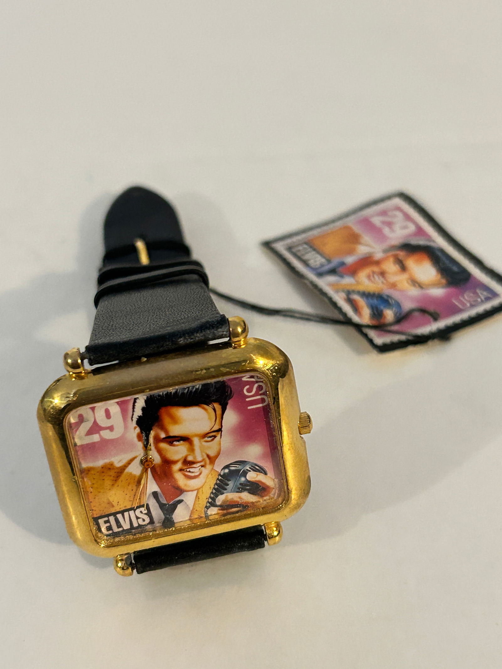 Vintage Elvis Presley Stamp quartz working Watch (1 of 5)