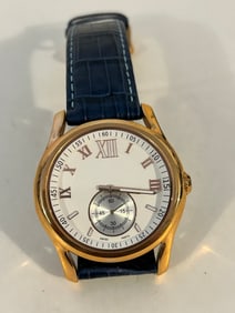 Vintage Bonzo bronze curved quartz working Watch New