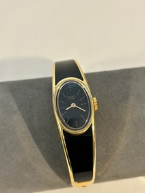Vintage Ezor 7 Paris mech working hinged acrylic Watch