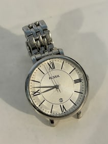Vintage Fossil quartz working Watch ES3433 needs pin