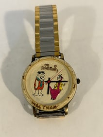 Vintage Flintstones Waltham working quartz Watch SR626SW