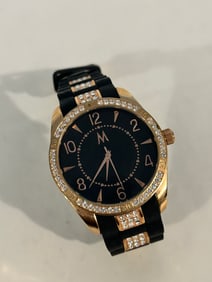 Vintage Rhinestone M working Watch PC21