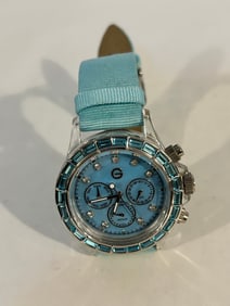 Vintage Gossip blue quartz working Watch