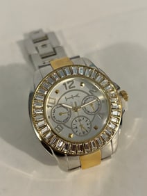 Vintage Rhinestone quartz working Watch