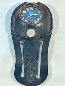 Vintage Westclox Scotty Pocket Watch Works in belt holder 1950s Made In USA