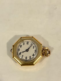 Vintage Emerson Gilsey gold filled mech working pendant Watch
