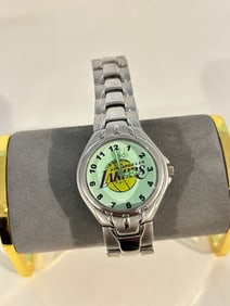 Vintage Lakers Basketball working quartz Watch