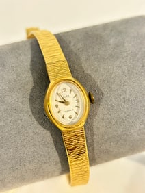 Vintage Gruen 17 jewels mech working gold tone Watch