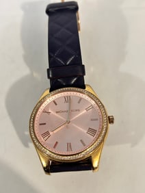 Michael Kors Rose Gold Womens Working Analogue Watch MK-2774