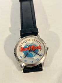 Vintage quartz Hard Rock Café working Watch save the planet