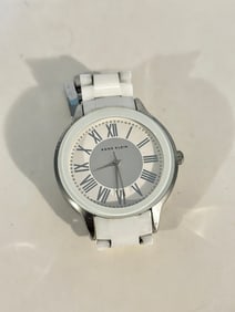 Vintage Anne Klien quartz working white Watch AK/1941