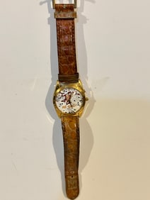 Vintage Tasmanian Devil Armitron musicle working quartz Watch 2200/93-4