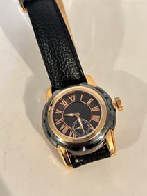 Vintage Bronzo bronz black quartz working Watch