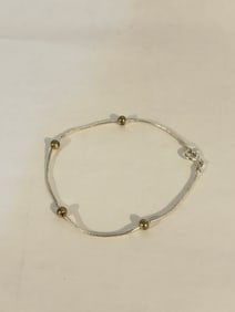 Vintage Sterling Silver Italy Bracelet 7"