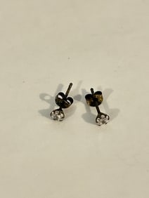 Vintage Sterling Silver Post Earrings