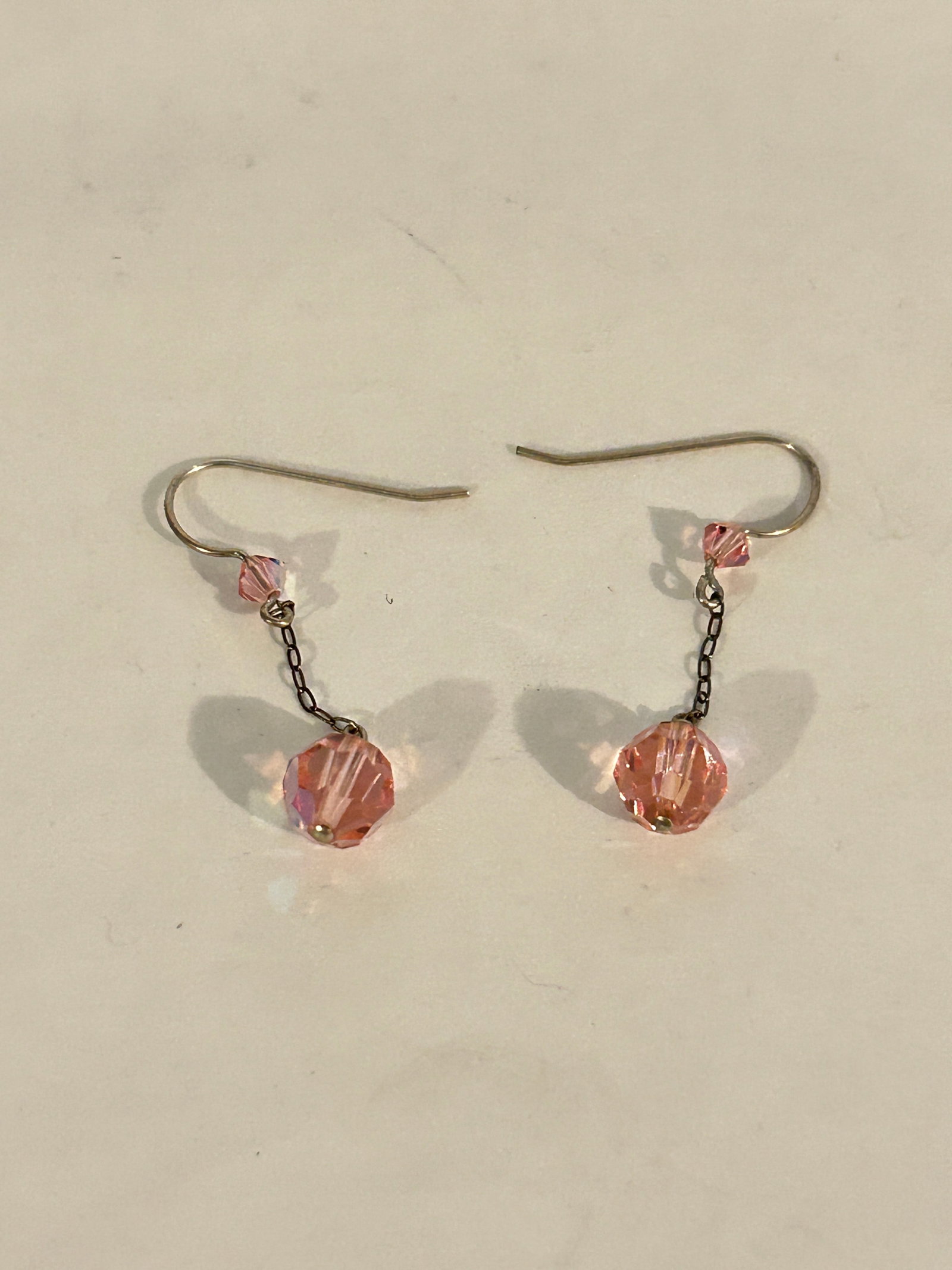 Vintage Sterling Silver Swarovski Crystal Earrings: Vintage Sterling Silver Swarovski Crystal Earrings Please view all photos as they are part of the description and condition of this Item, Feel free to contact me with questions or picture requests! Us