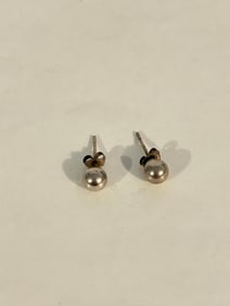 Vintage Sterling Silver post Earrings