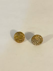 Vintage Sterling Silver scorpion post Earrings