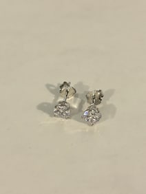 Vintage Sterling Silver post Earrings