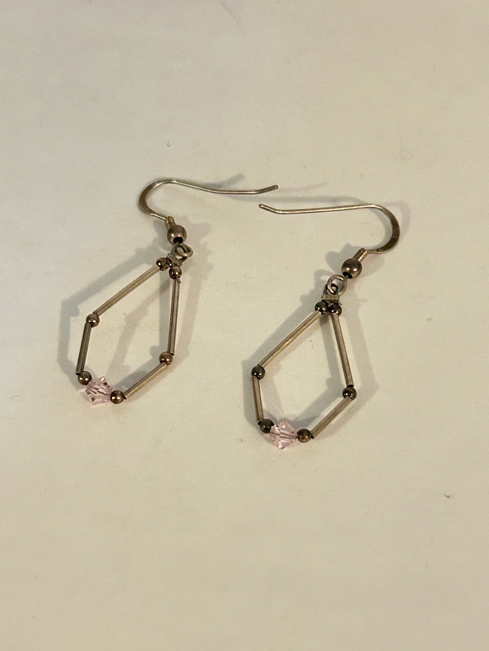 Vintage Sterling Silver Swarovski Crystal Earrings: Vintage Sterling Silver Swarovski Crystal Earrings Please view all photos as they are part of the description and condition of this Item, Feel free to contact me with questions or picture requests! Us
