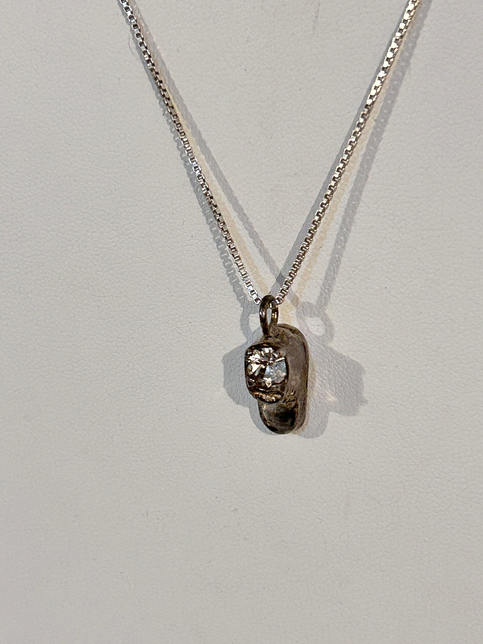 Vintage Sterling Silver Baby Shoe Pendant Necklace 24": Vintage Sterling Silver Baby Shoe Pendant Necklace 24" Please view all photos as they are part of the description and condition of this Item, Feel free to contact me with questions or picture requests